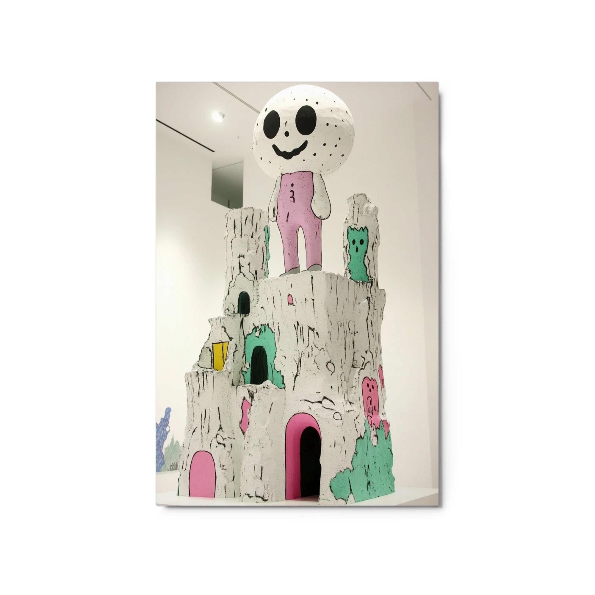 Whimsical Castle Sculpture with Character