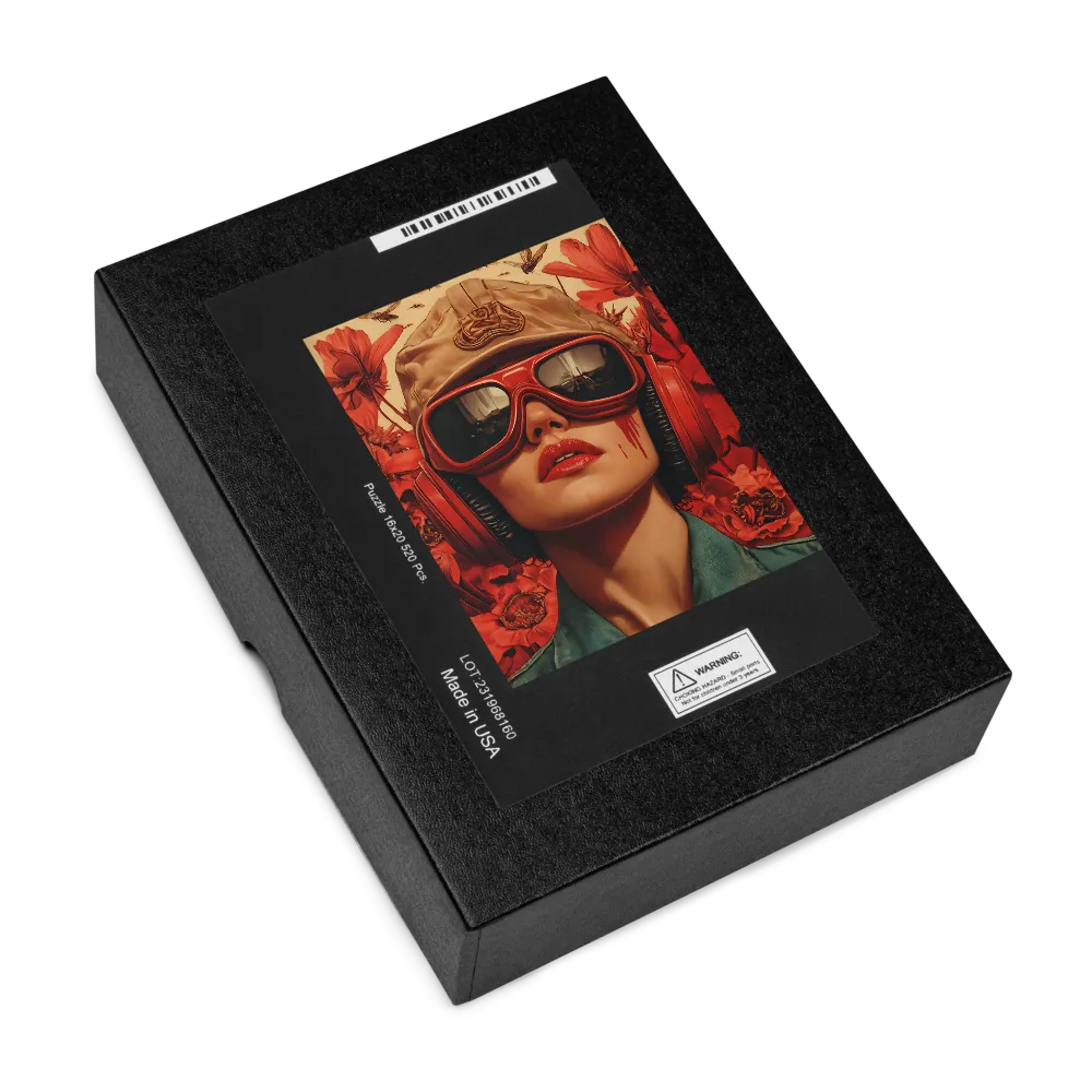 Aviator's Bloom 
 Jigsaw Puzzle in Tin Box