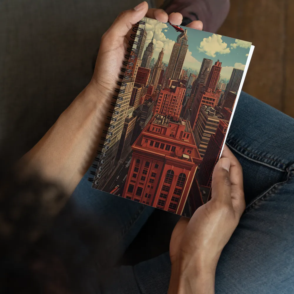 Metropolitan Airscape 
 Spiral Notebook | 140 pages
