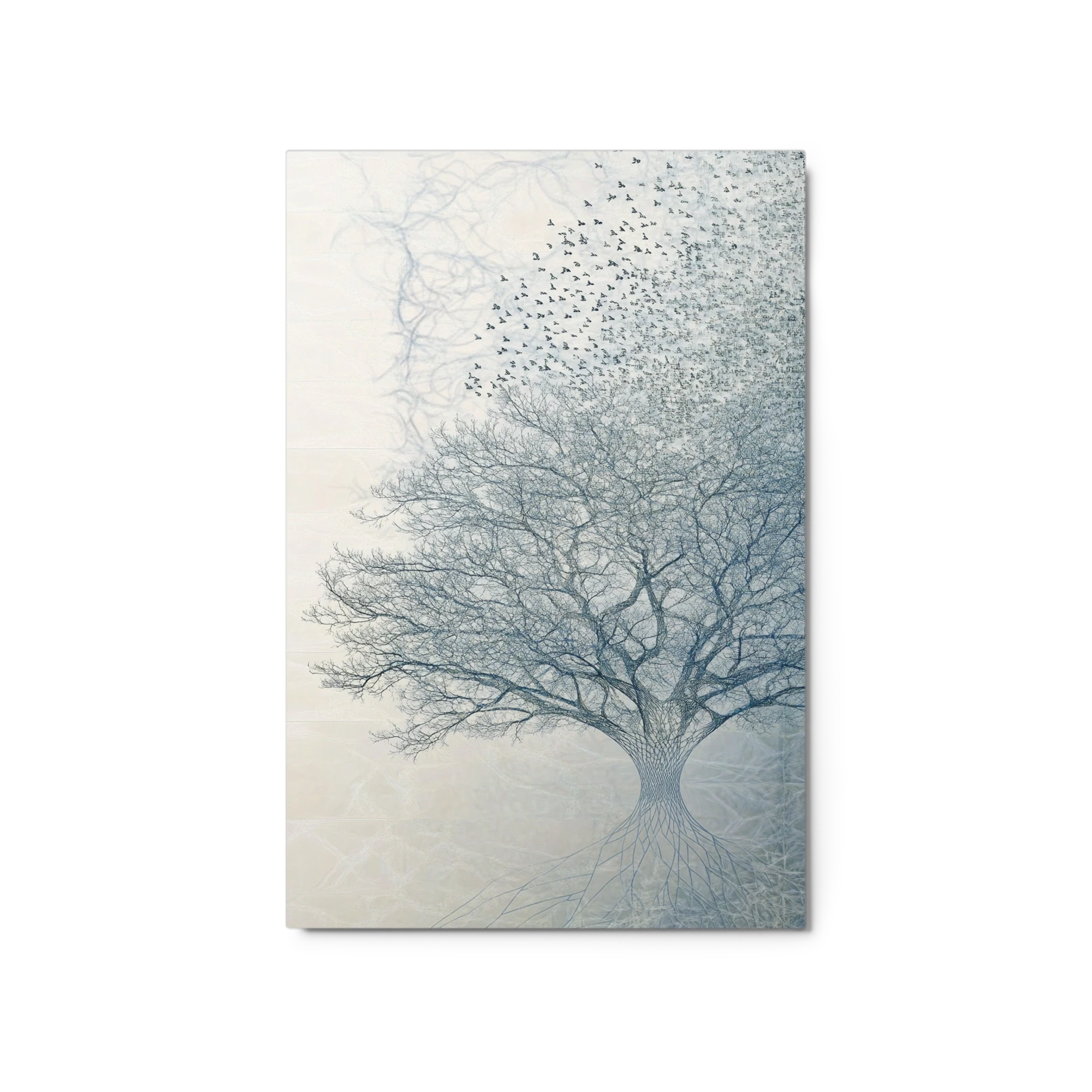 Tree and Birds Digital Art
