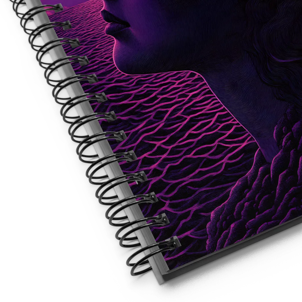 Dreaming Under the Magenta Moon 
 Spiral Notebook | 140 pages