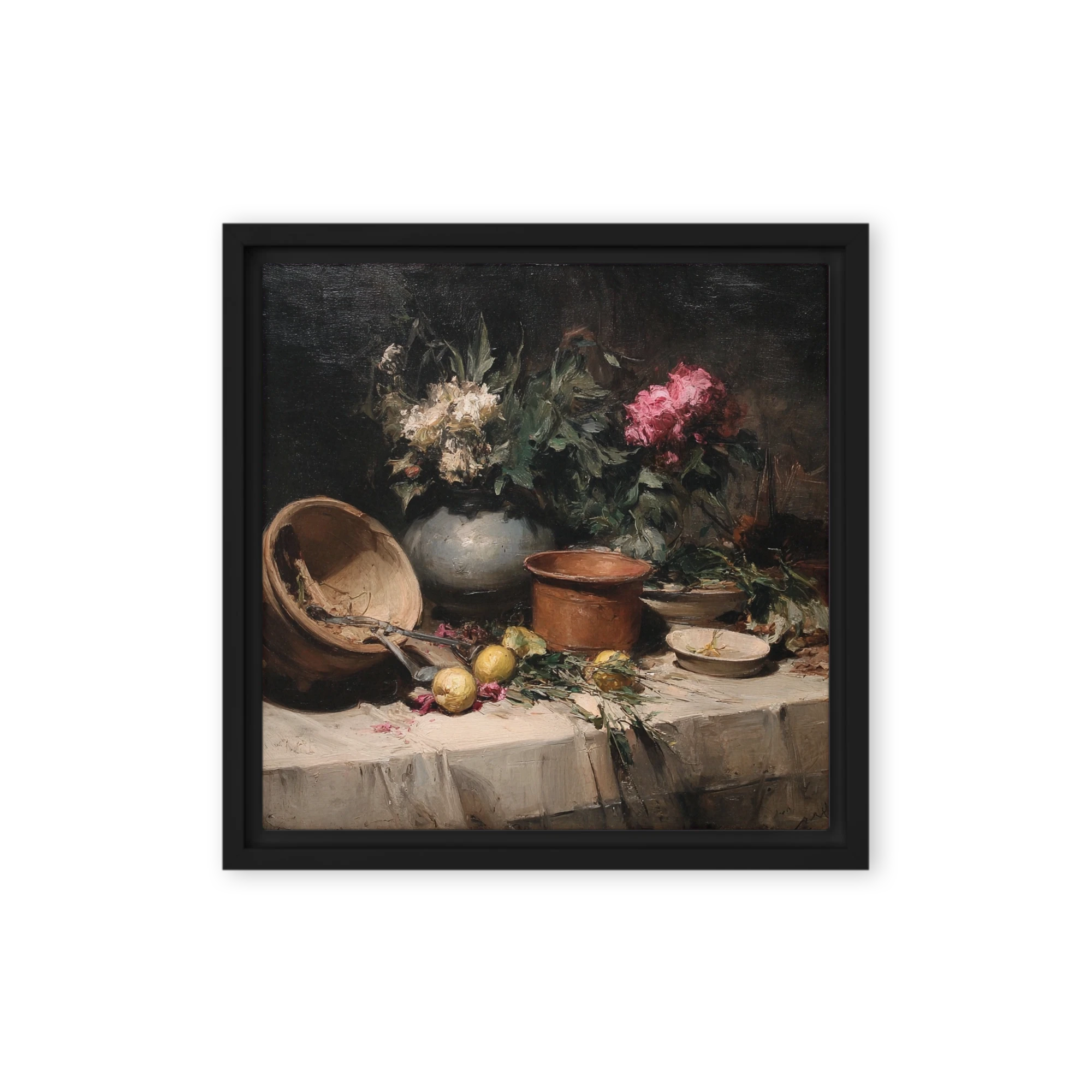 Still Life with Flowers and Lemons
