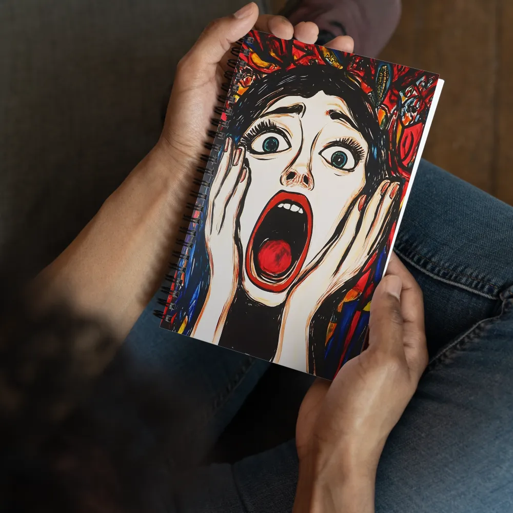 The Anguished Scream 
 Spiral Notebook | 140 pages