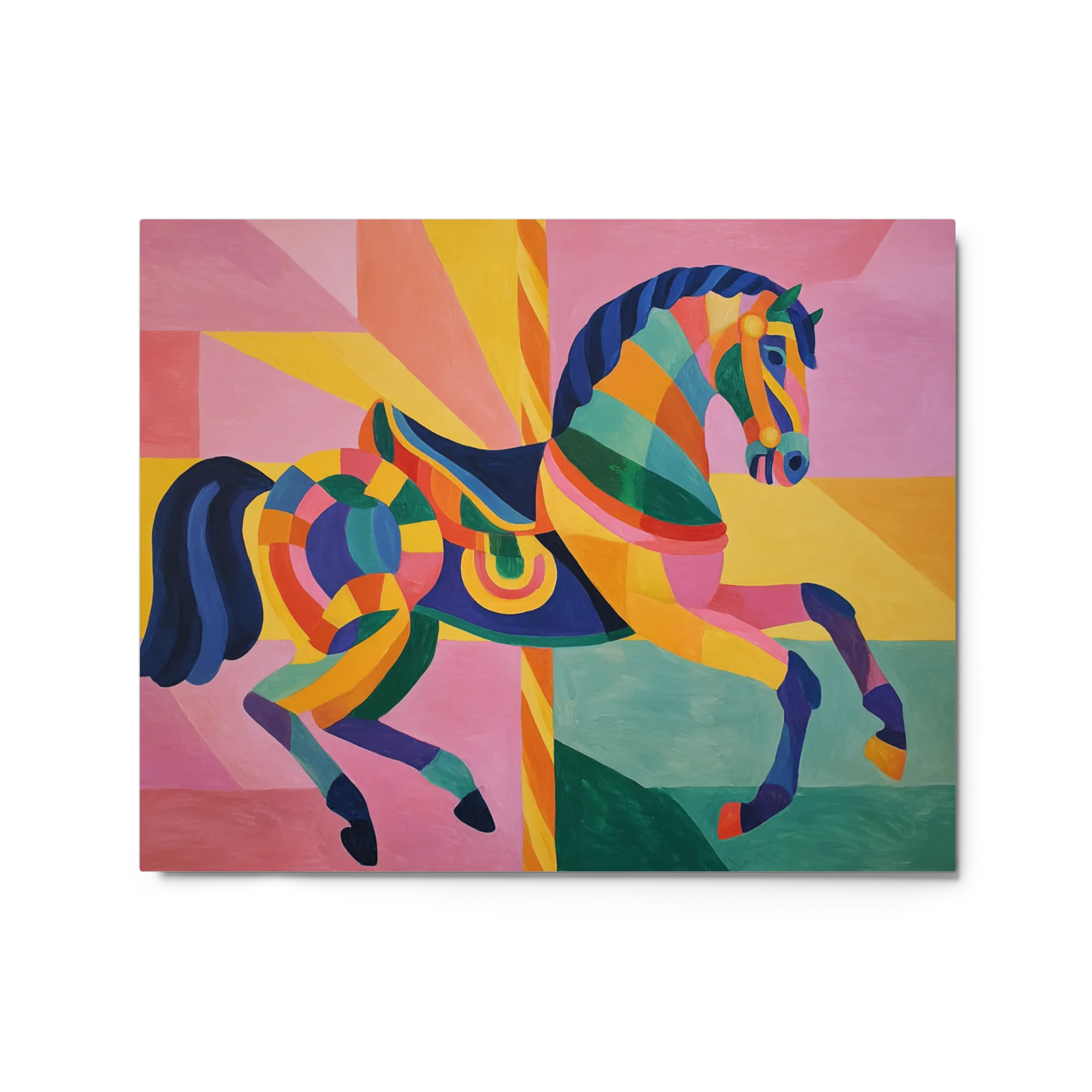 Prismatic Carousel Horse