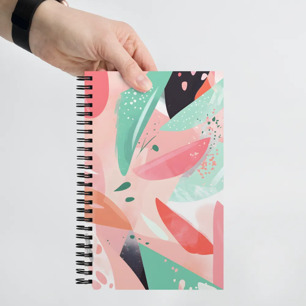 Pastel Flowing Abstraction 
 Spiral Notebook | 140 pages