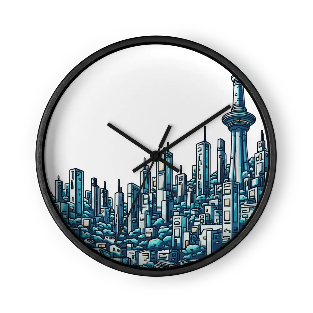 Cybernetic Horizon | Wall Clock