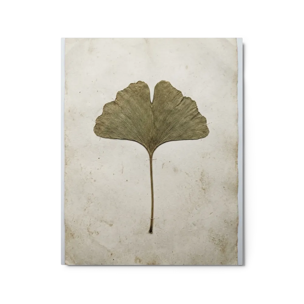 Pressed Ginkgo Leaf | Art Print