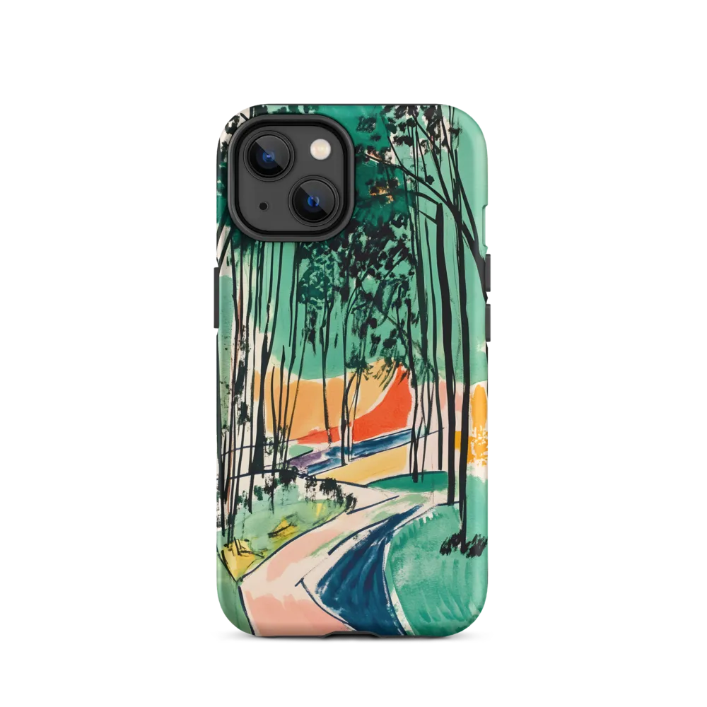 Forest Path Watercolor Ink | Phone Case