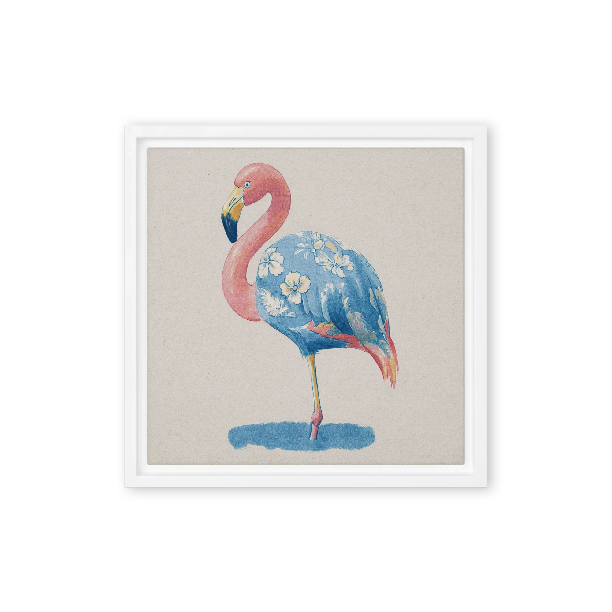 Floral Hawaiian Flamingo