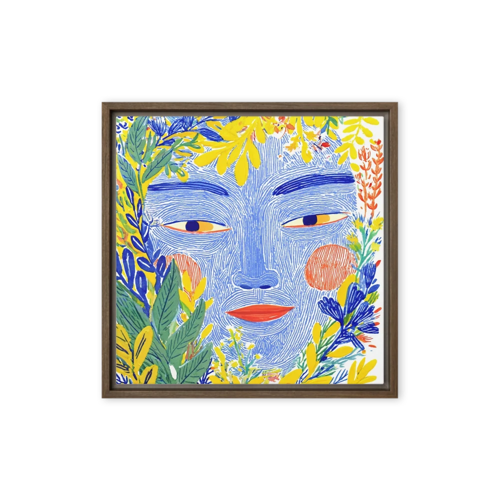 Flora in Blue | Art Print