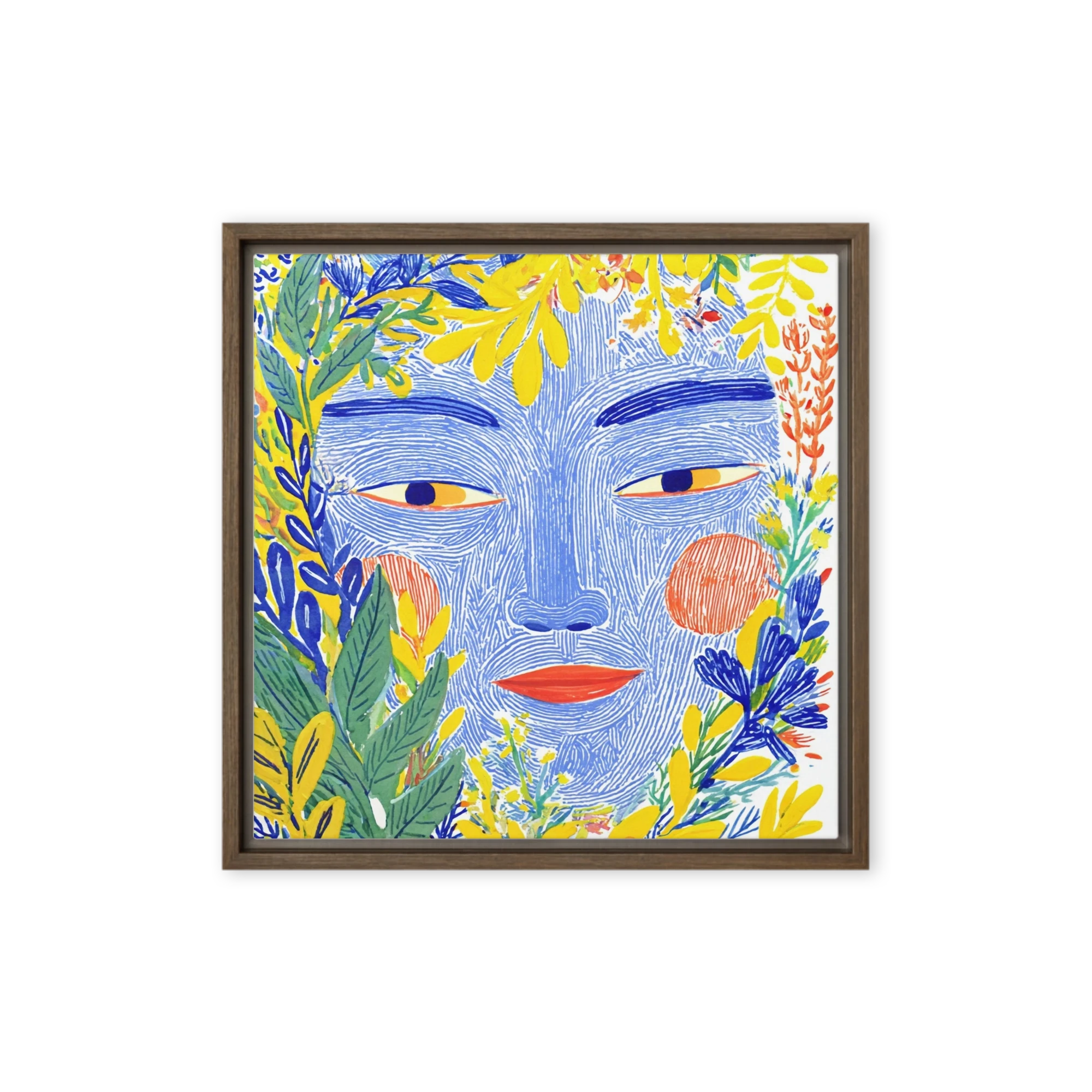 Flora in Blue | Art Print