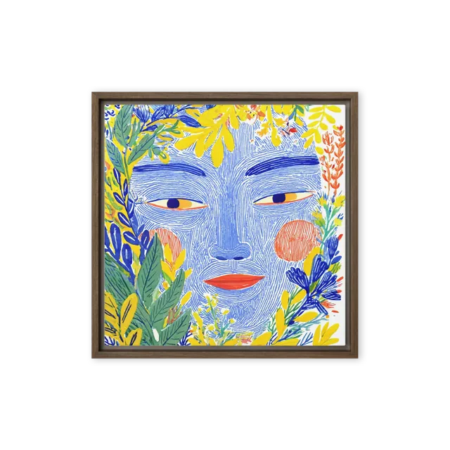 Flora in Blue | Art Print