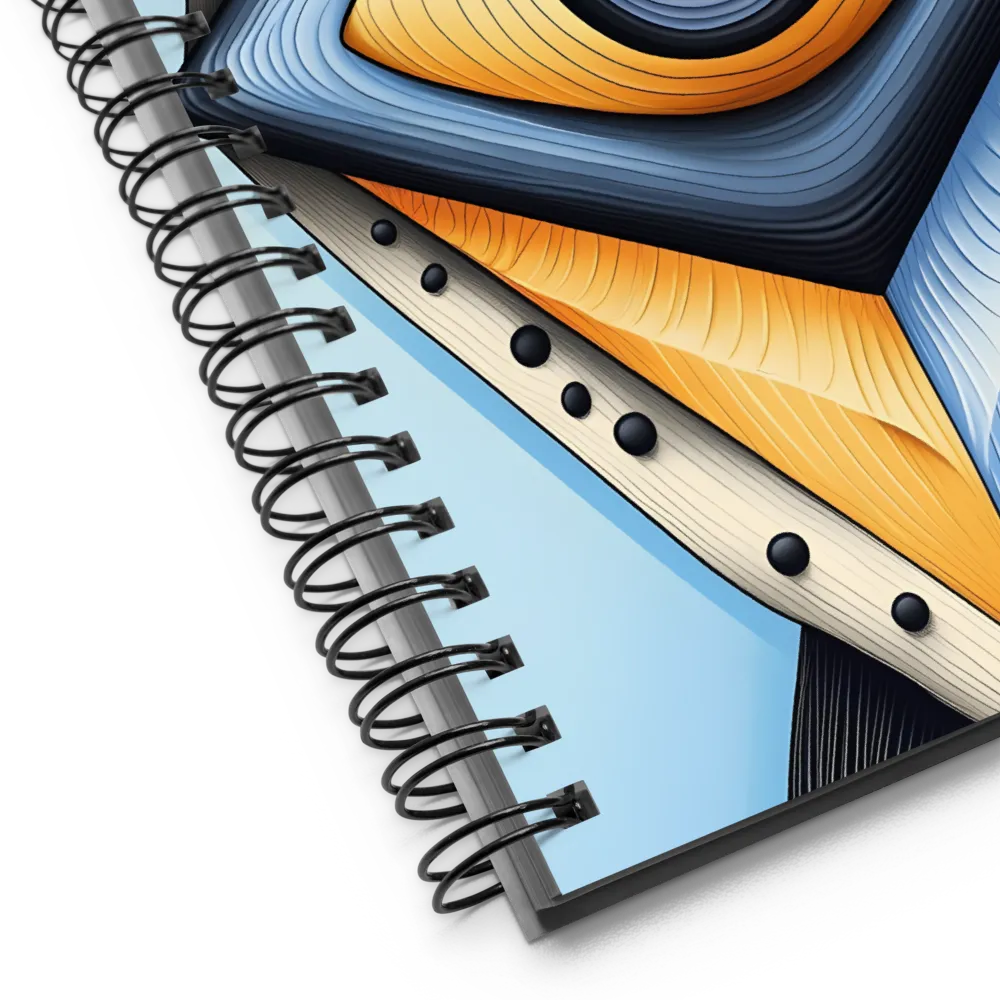 Quilled Eye Geometry 
 Spiral Notebook | 140 pages