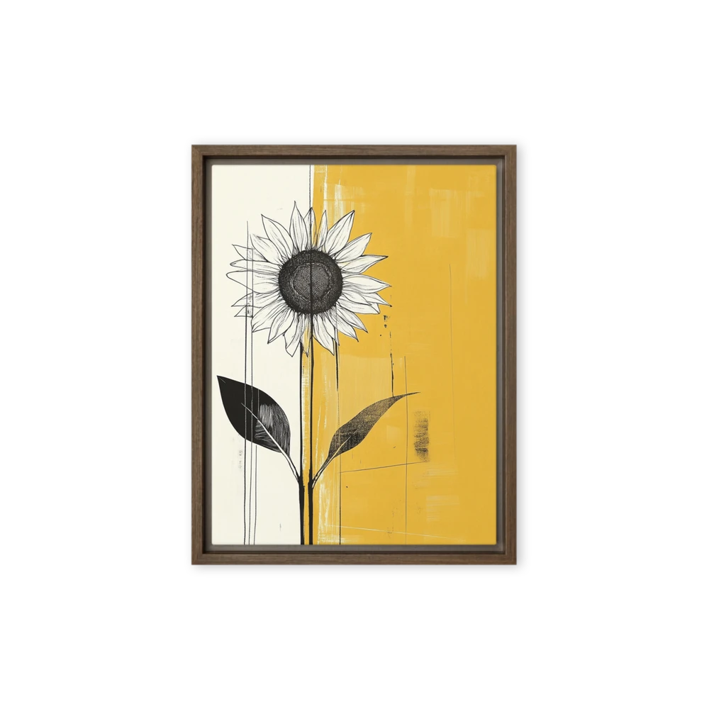 Split Sunflower | Art Print