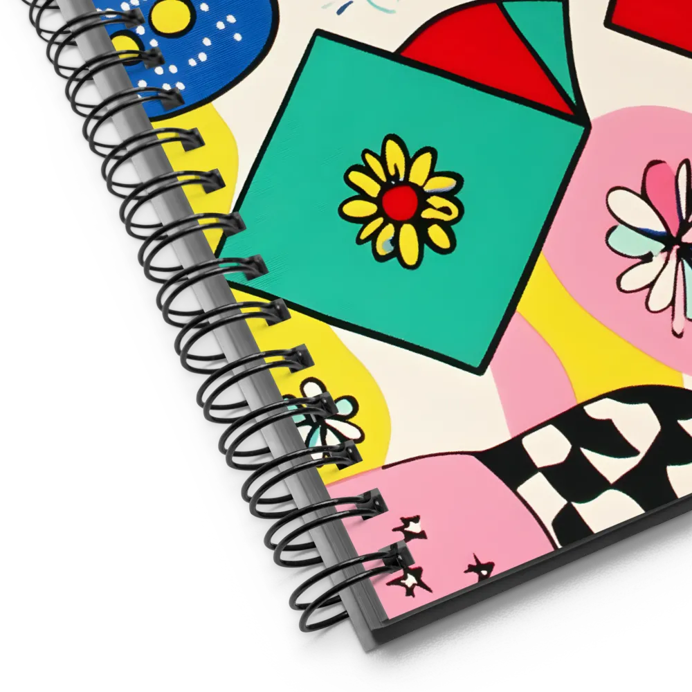 Colorful Geometric Abstraction 
 Spiral Notebook | 140 pages