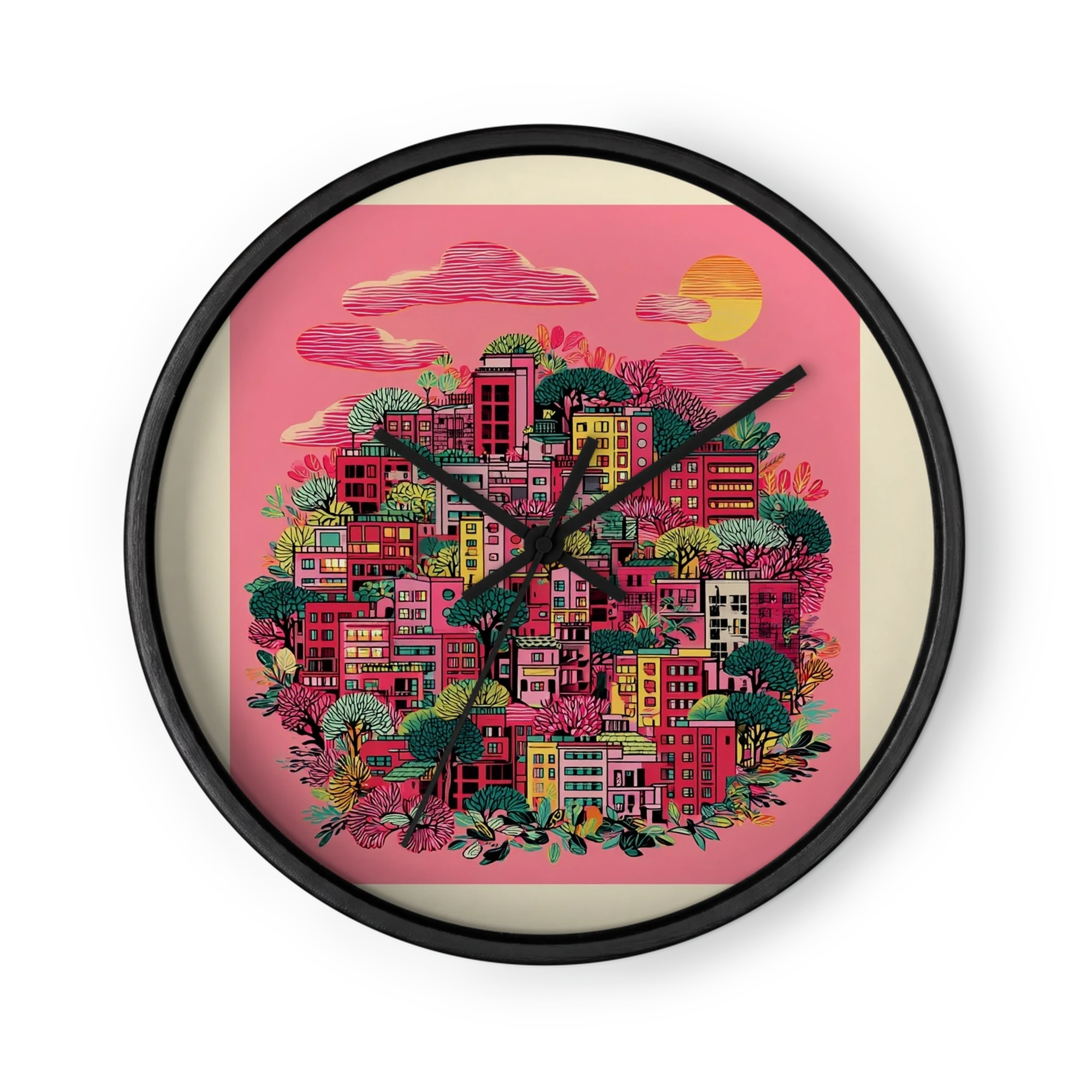 Whimsical Hillside Town