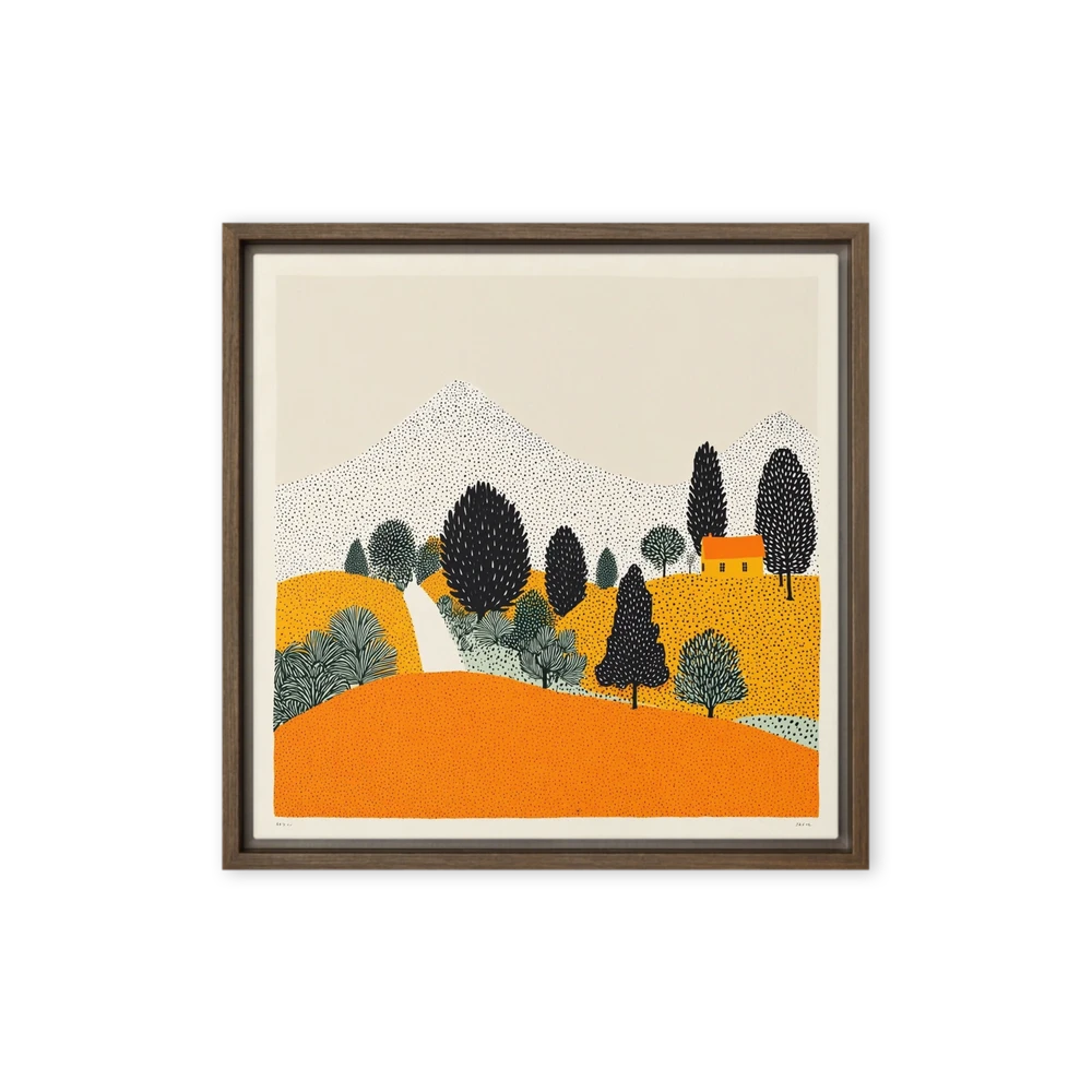Golden Hills Countryside | Art Print