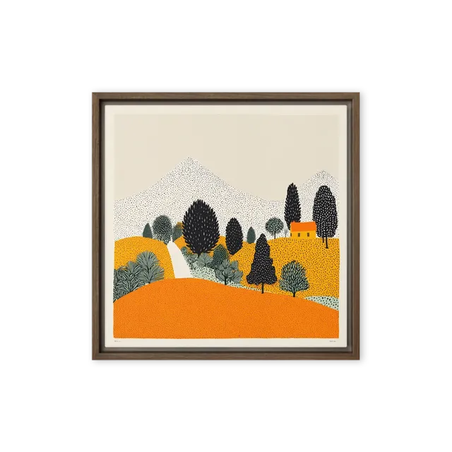 Golden Hills Countryside | Art Print