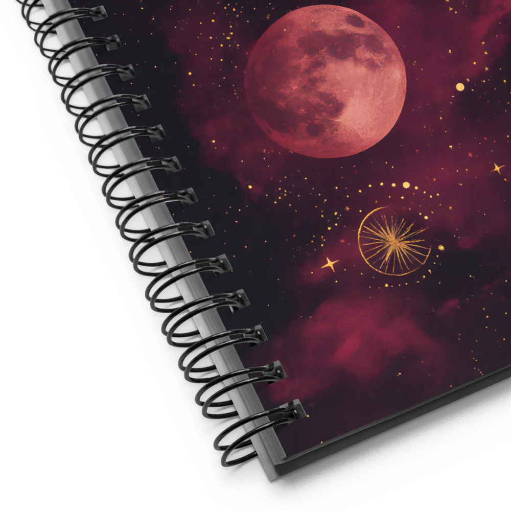 Celestial Dance of Moons 
 Spiral Notebook | 140 pages