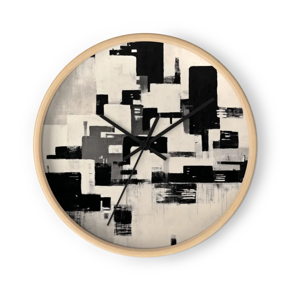 Urban Monoliths | Wall Clock