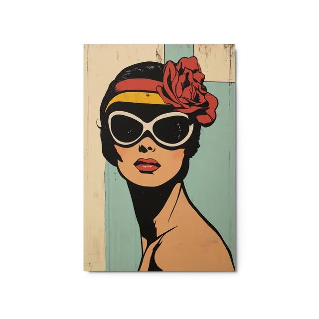 Retro Pop Art Portrait | Art Print