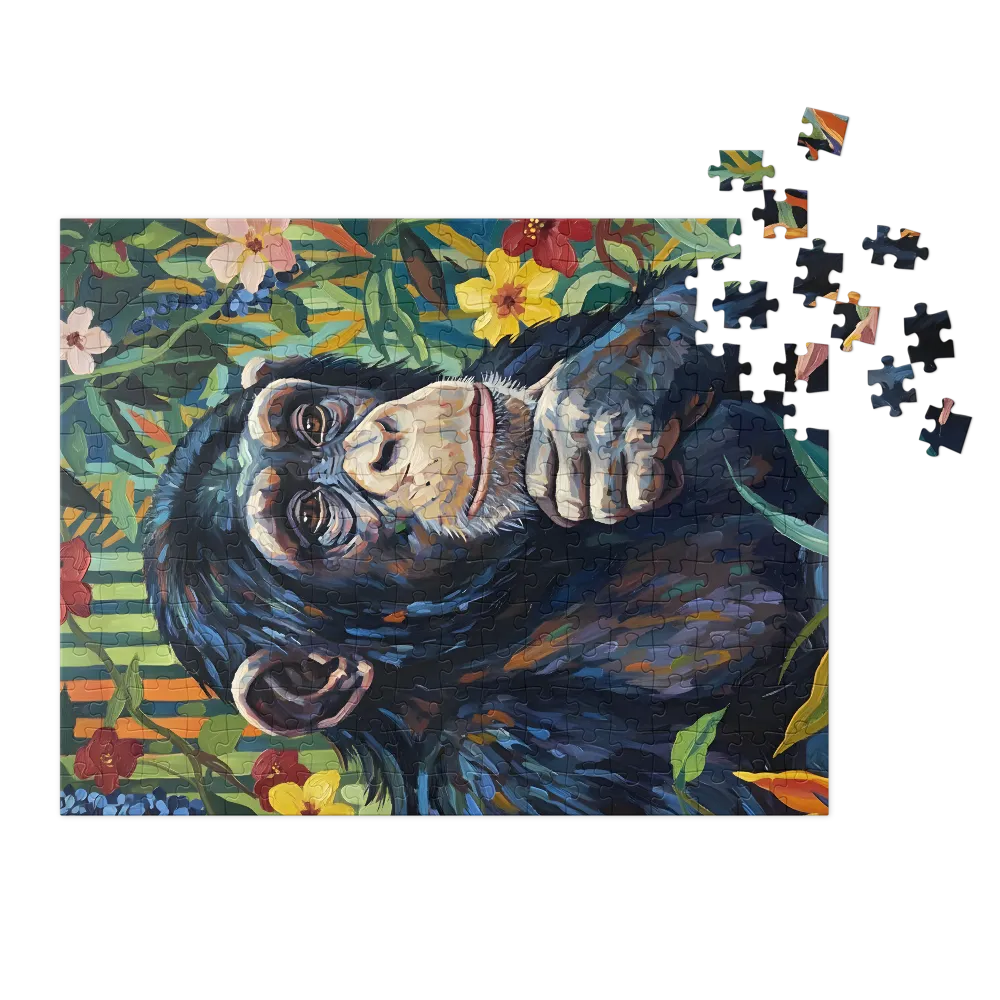 Contemplative Chimpanzee