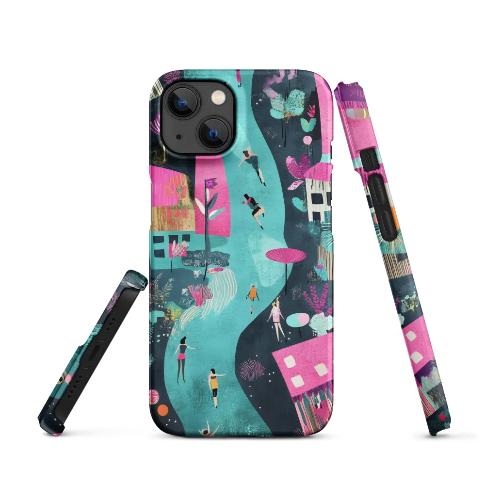 Whimsical Journey Through a Vibrant Landscape | Phone Case