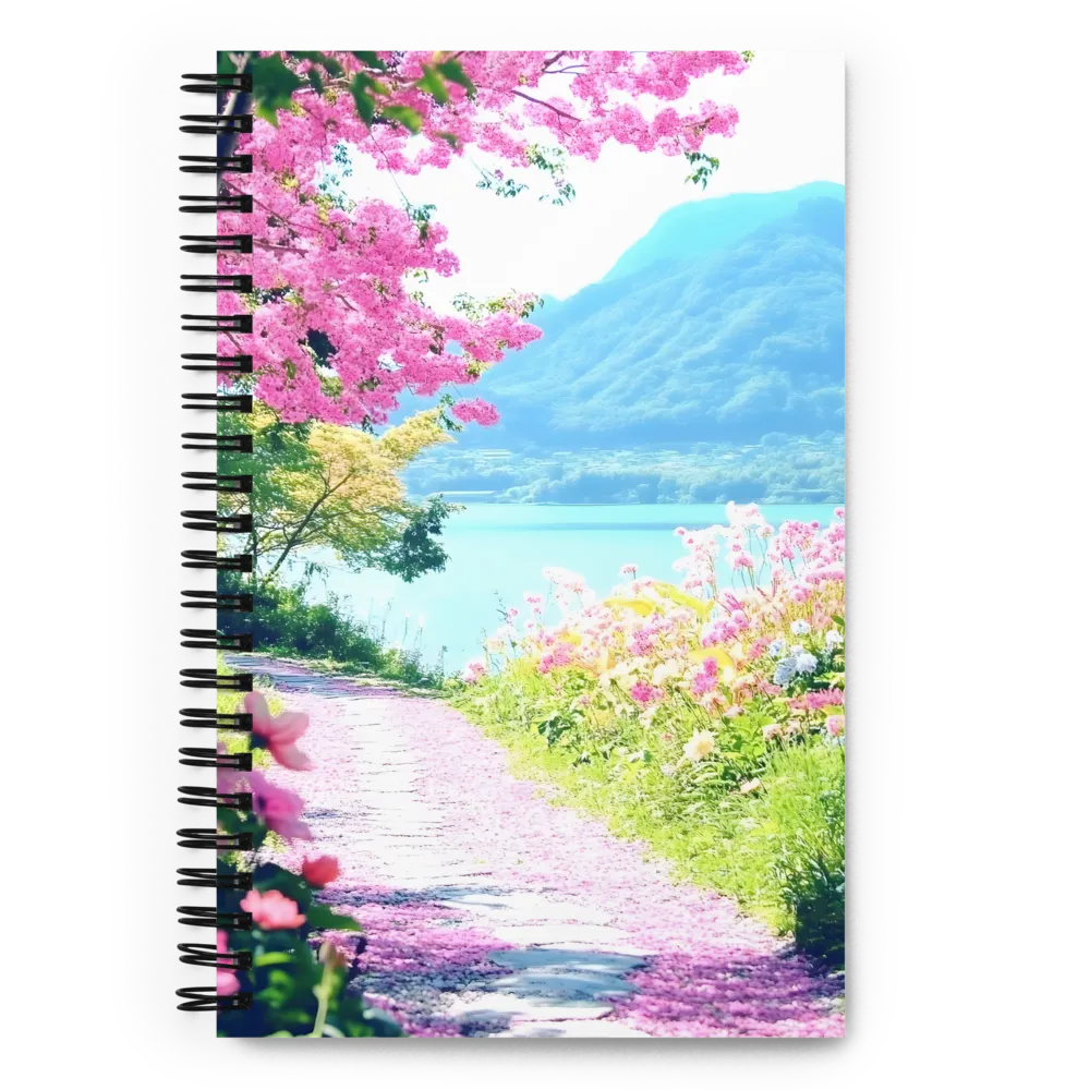 Petal Path Serenity 
 Spiral Notebook | 140 pages