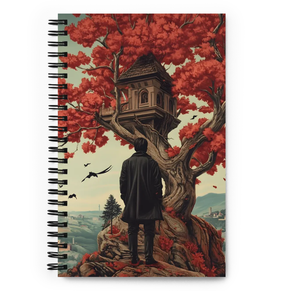 The Crimson Haven 
 Spiral Notebook | 140 pages