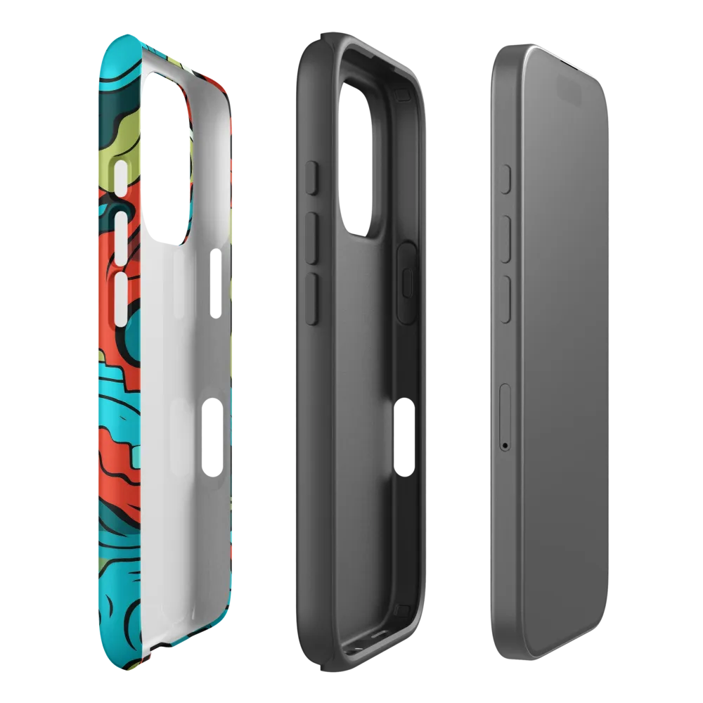 Abstract Dynamic Waves Design | Phone Case