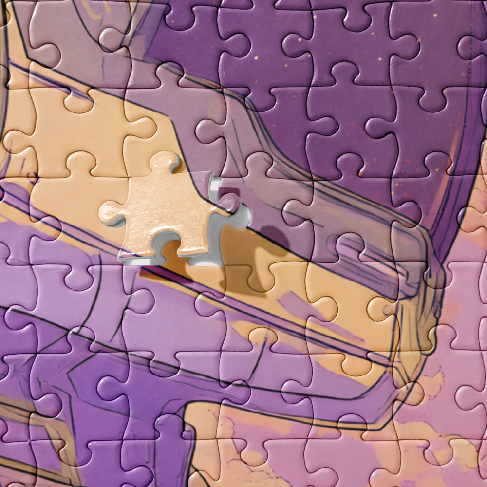 Cosmic Voyager 
 Jigsaw Puzzle in Tin Box