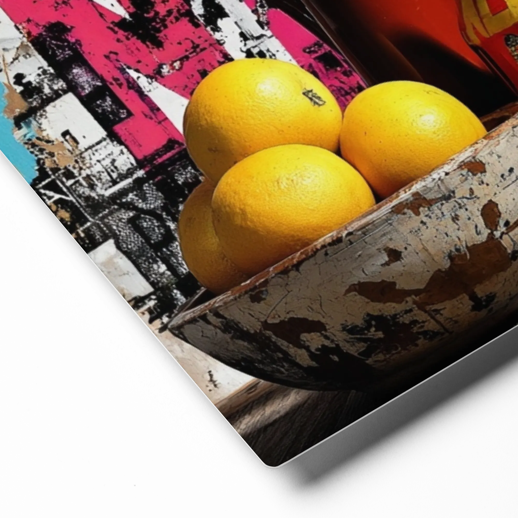 Urban Still Life 
 Poster with Black Frame | 10″x 10″