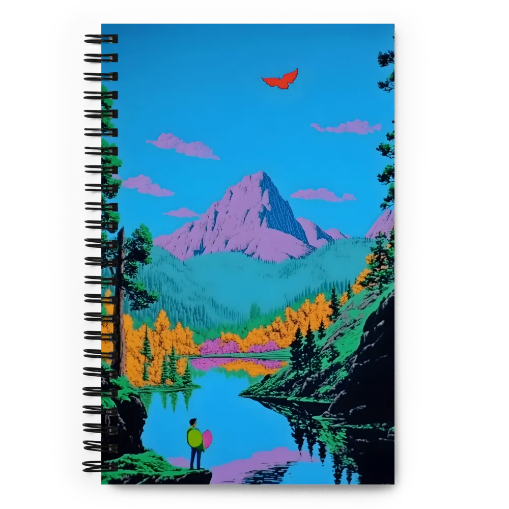 Reflections of an Electric Vista 
 Spiral Notebook | 140 pages