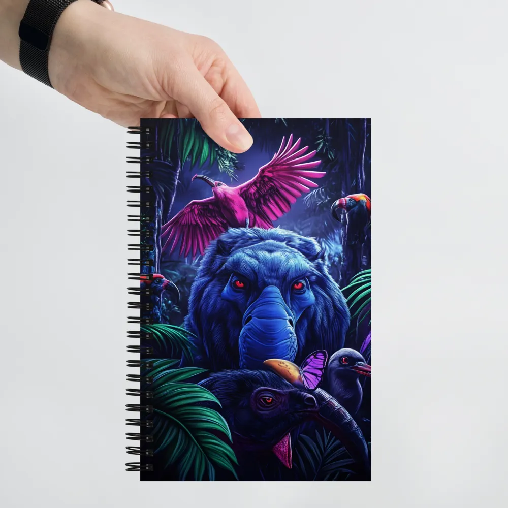 Bioluminescent Jungle Denizens 
 Spiral Notebook | 140 pages