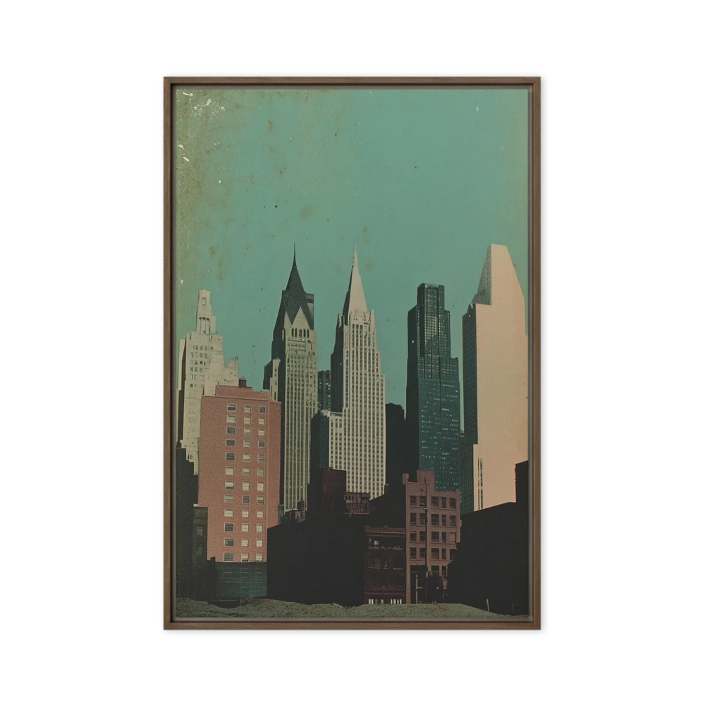 Teal Metropolis | Art Print