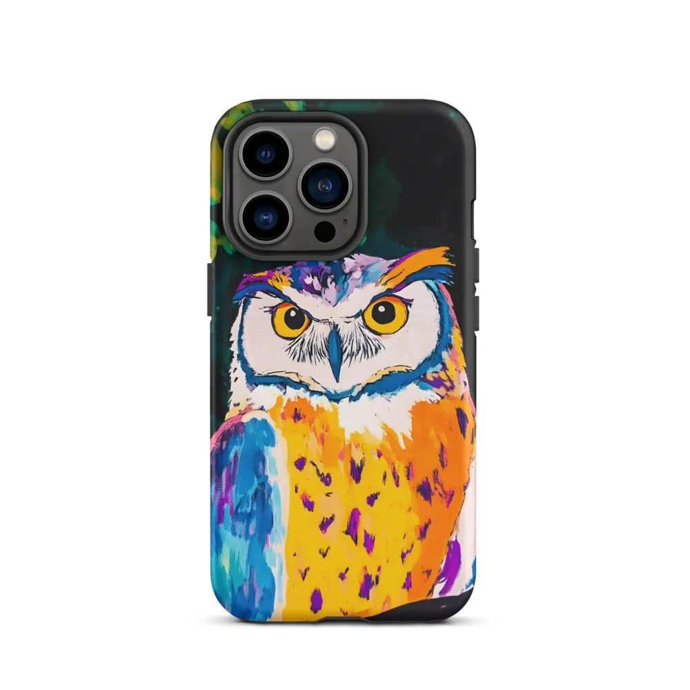Vibrant Owl Art | Phone Case