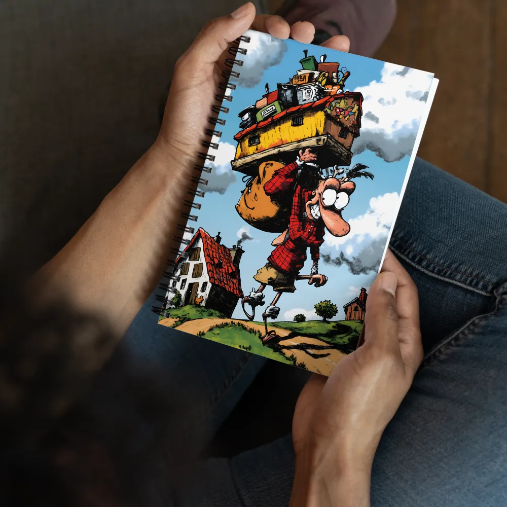 The Burdened Traveler 
 Spiral Notebook | 140 pages