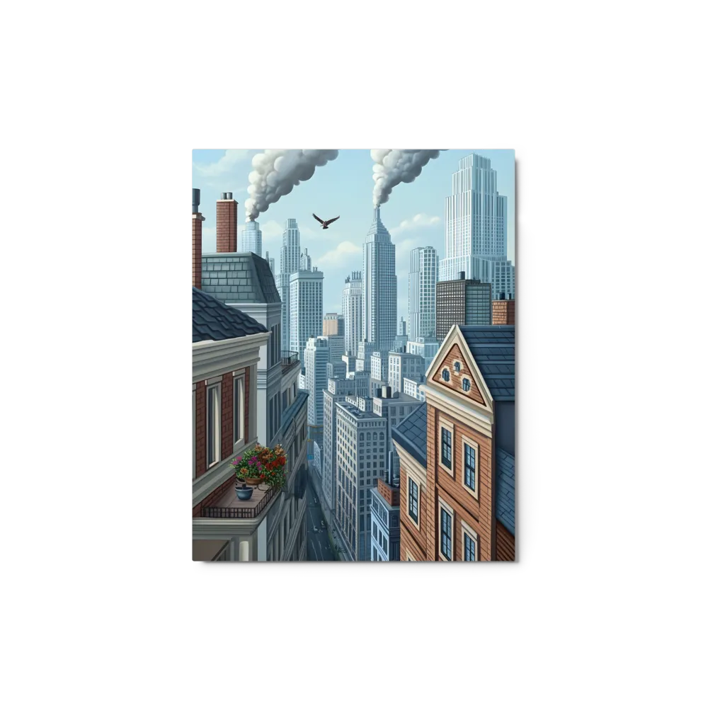 Urban Sprawl with Chimneys | Art Print