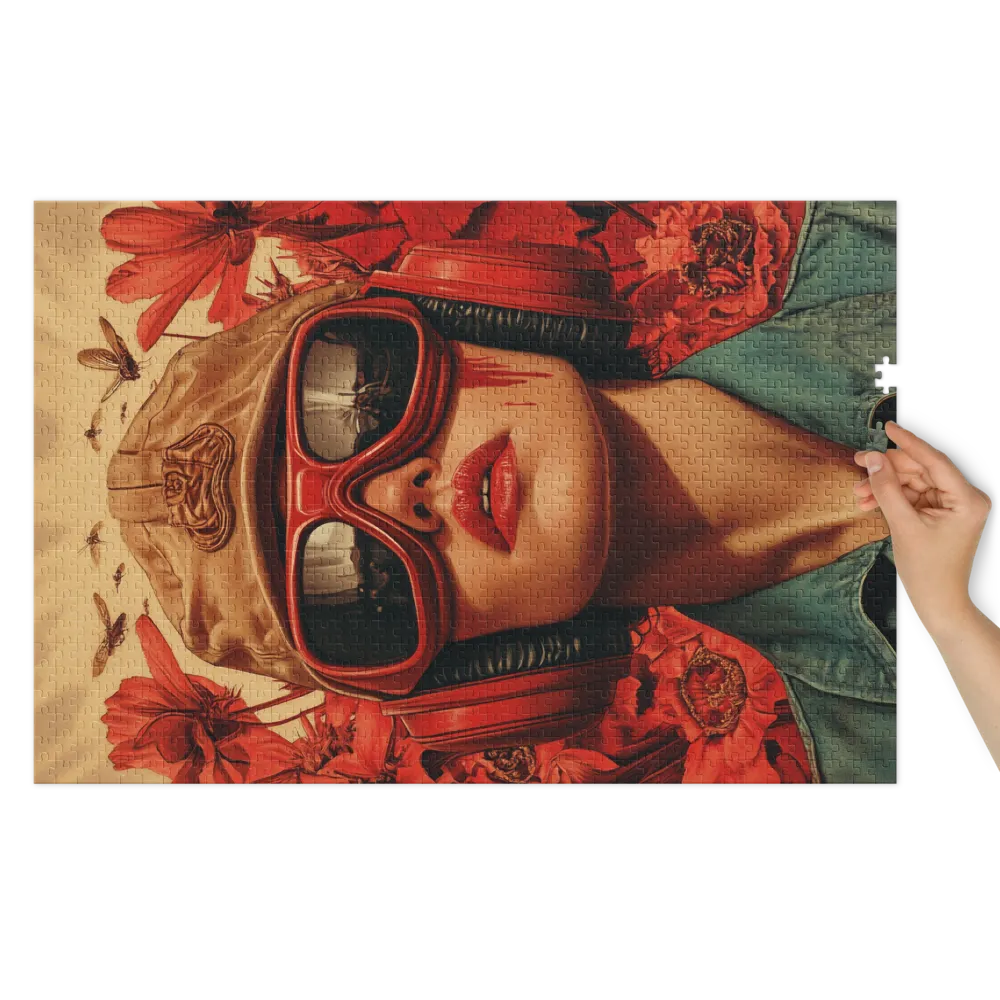Aviator's Bloom 
 Jigsaw Puzzle in Tin Box