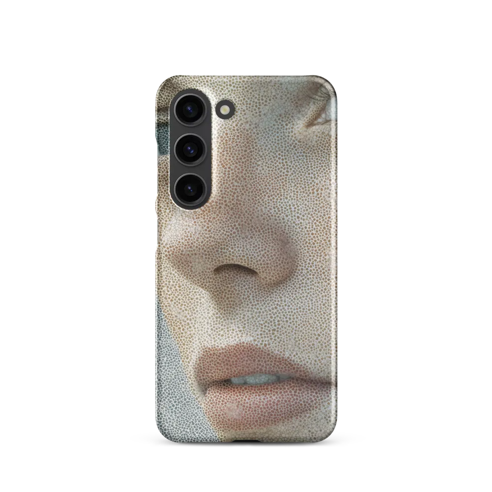 Pointillist Portrait of a Face | Phone Case