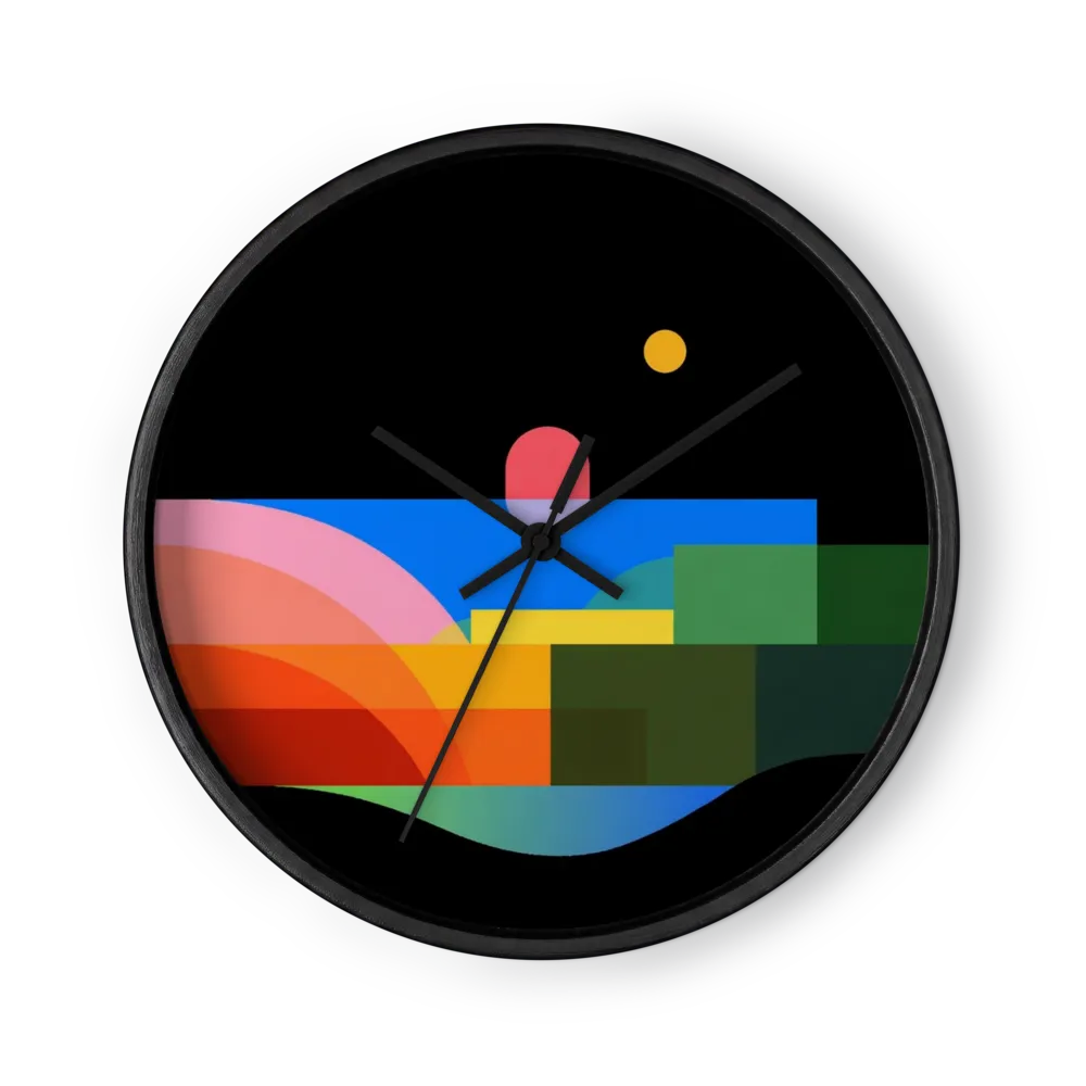 Chromatic Horizon | Wall Clock