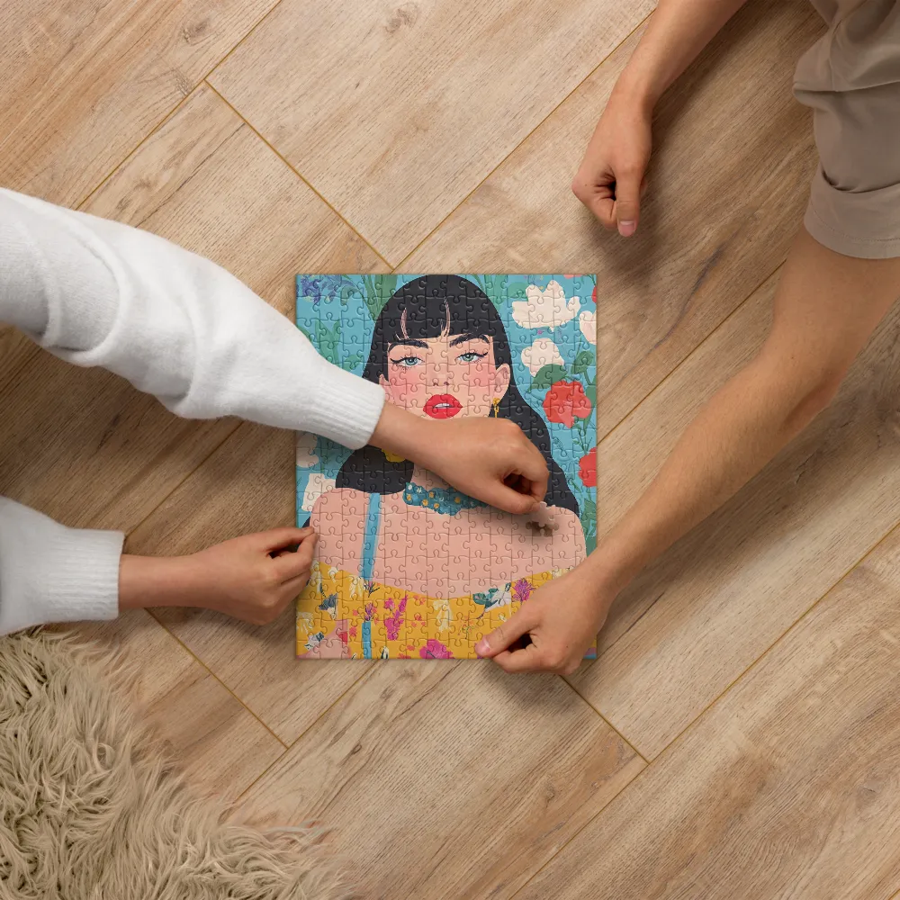 Floral Grace 
 Jigsaw Puzzle
