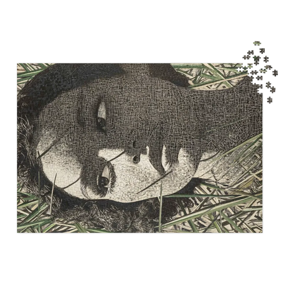Mixed Media Portrait of a Woman