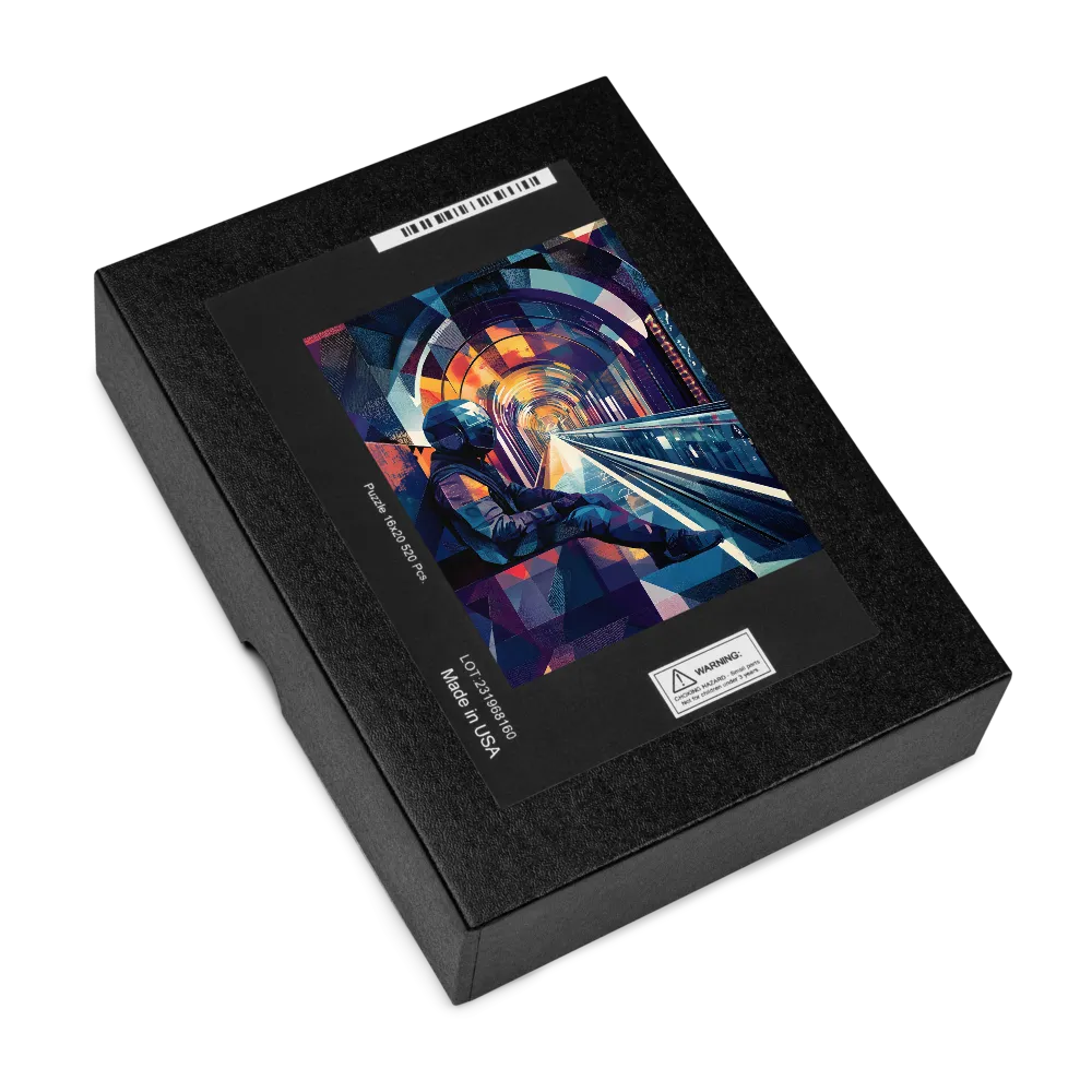 Futuristic Subway Geometry 
 Jigsaw Puzzle
