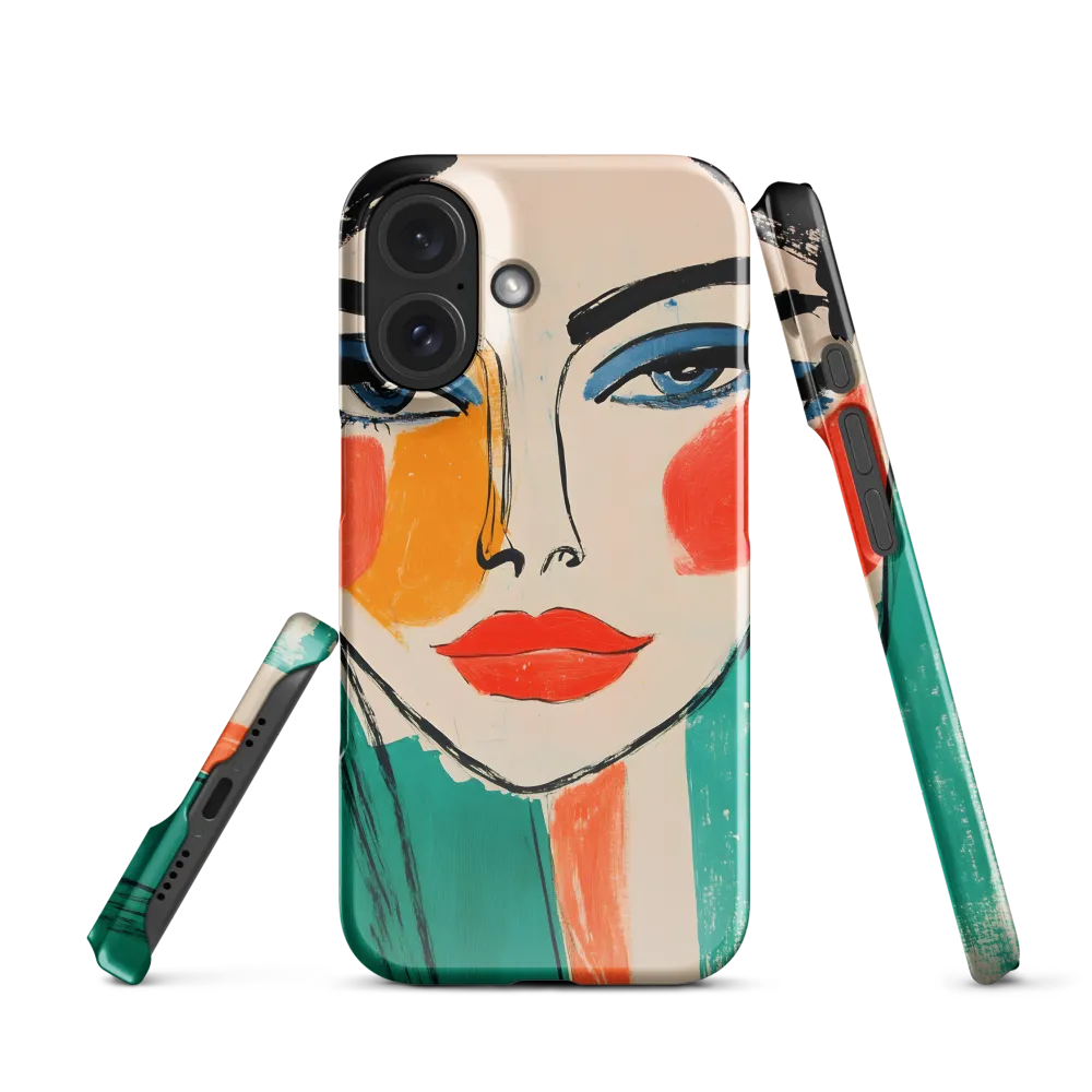 Expressive Pop Art Portrait 
 iPhone 14 Pro | Tough Case