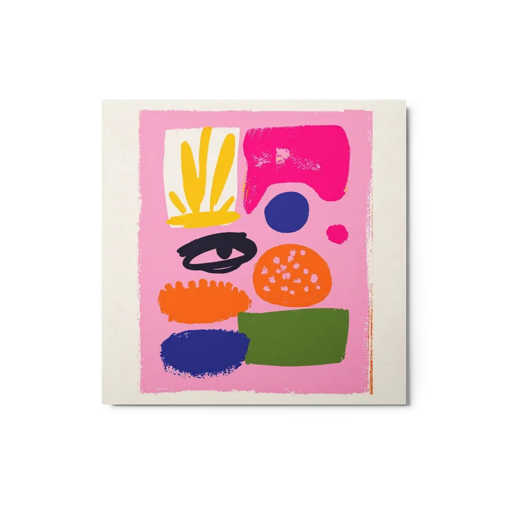 Playful Forms in Pink | Art Print