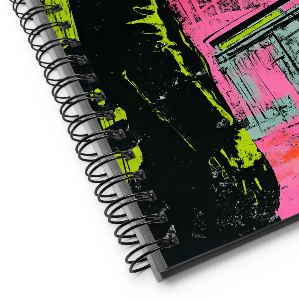 Neon Dystopia 
 Spiral Notebook | 140 pages