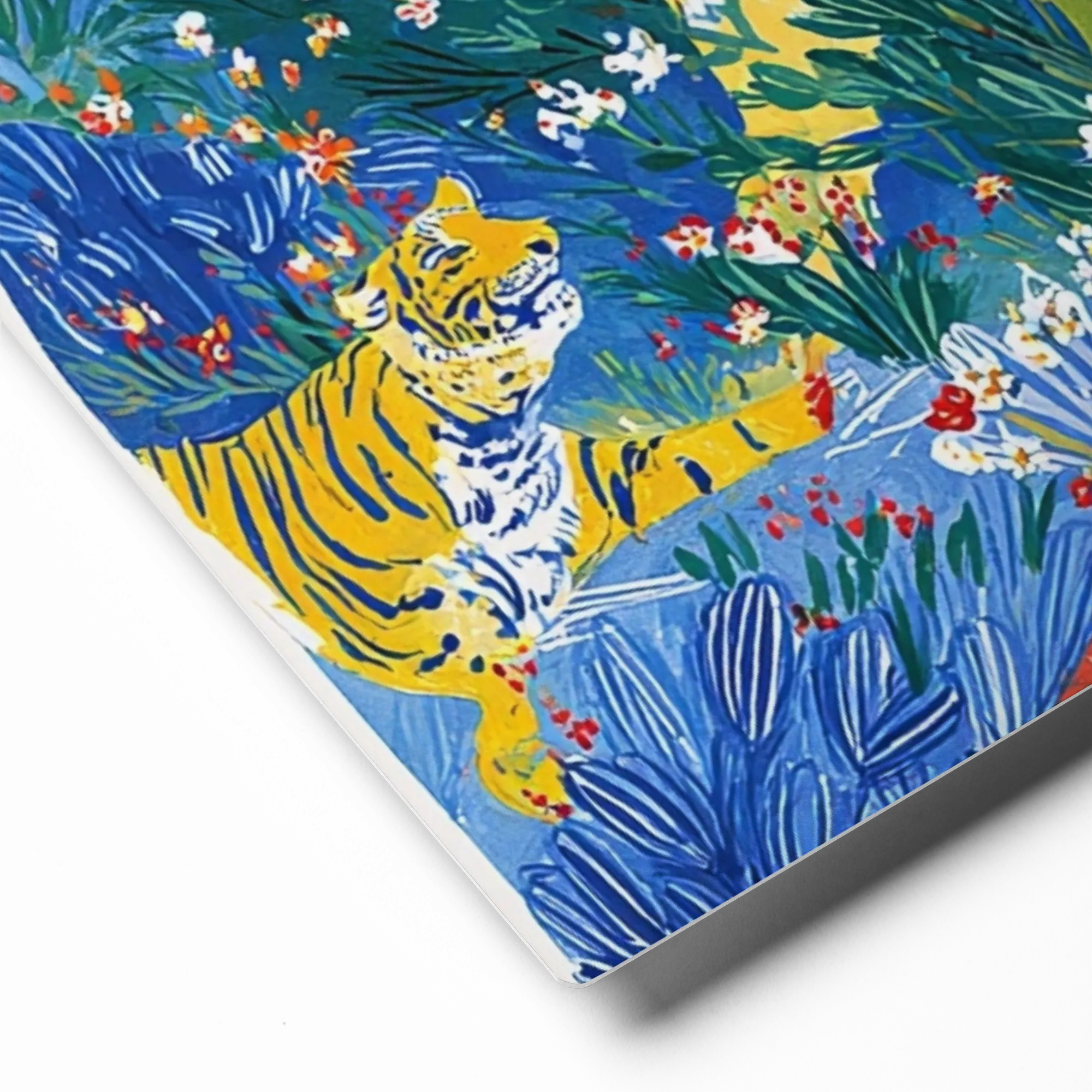 Tigers in a Flowering Jungle | Art Print