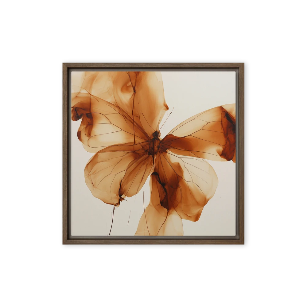 Translucent Amber Butterfly | Art Print
