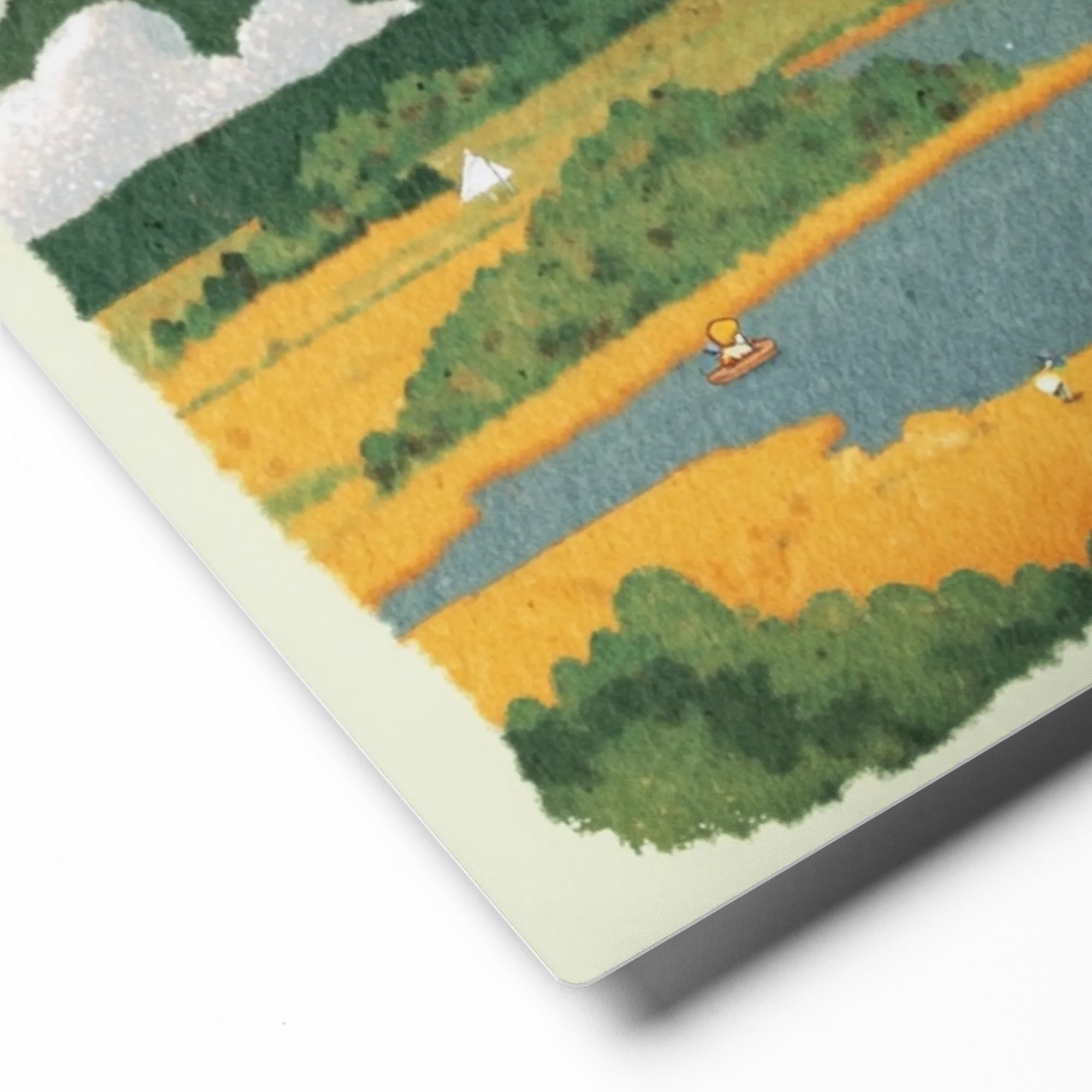 Golden Meadow Lake | Art Print